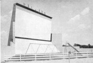 Bel Air Drive-In Theatre - Screen And Playground - Photo From Rg